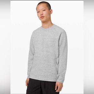 Lululemon Gray At Ease Crew And Black Engineered Warmth Crew Sz S (#n)